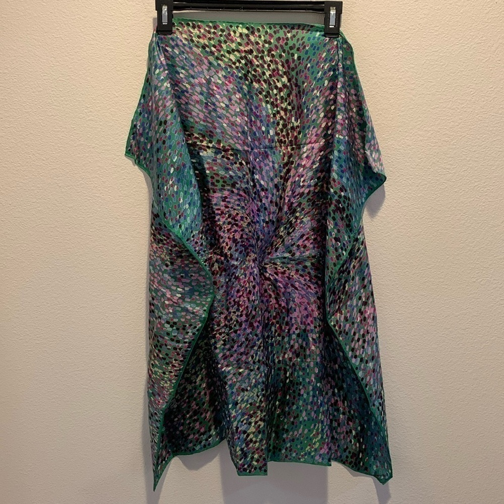 Vintage Neiman Marcus Silk Scarf 30” Square by Ray Strauss UNLTD. Japan.